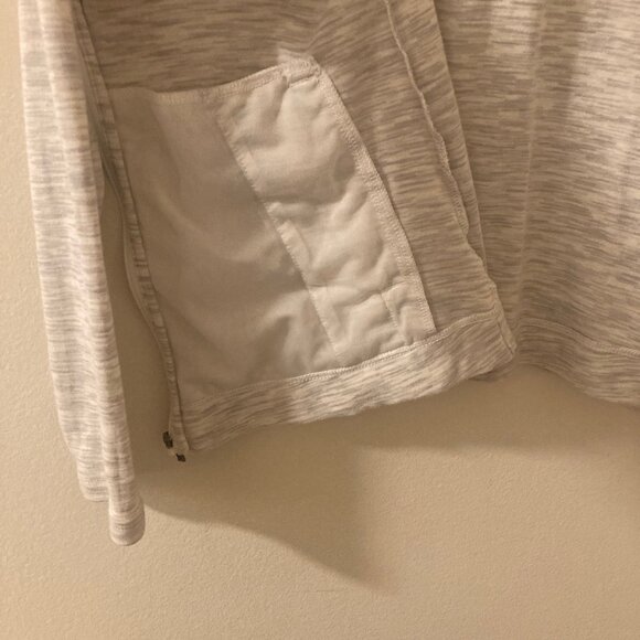 Columbia Full Zip Hoodie Heather Grey Lightweight Streetwear Size S - Picture 4 of 11